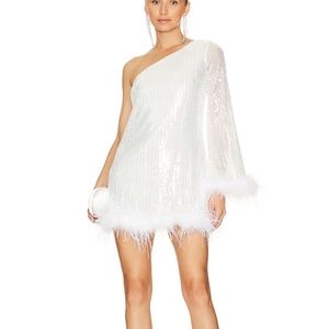 Camila Coelho Megara Mini Dress in White